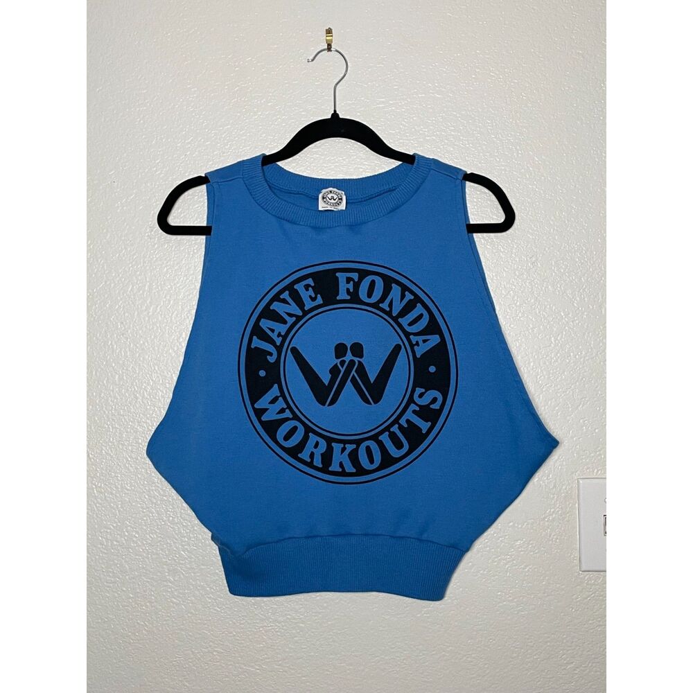 Vintage 80s Jane Fonda Workouts Top